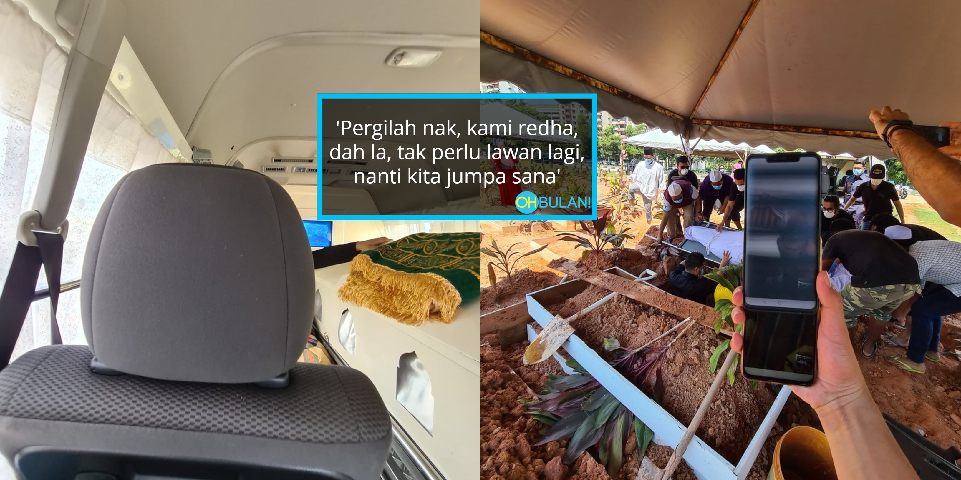 ‘Hingga Saat Mandikan, Kebumikan. Mak Ayah Dia Cuma Mampu Tengok & Menangis Dalam Video Call’