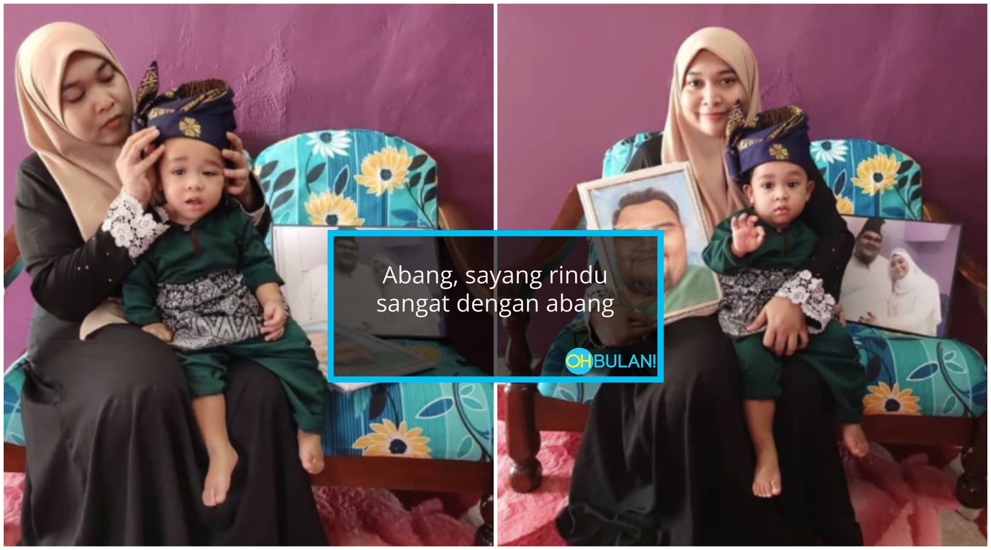 ‘Sayang Rindu Sangat Dengan Abang’ – Balu Abam Sedih Tak Dapat Beraya Bersama