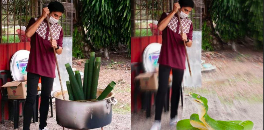 Syed Saddiq Masak Bubur Lambuk Tiada Api, Netizen Tunjuk Skill Edit Gambar