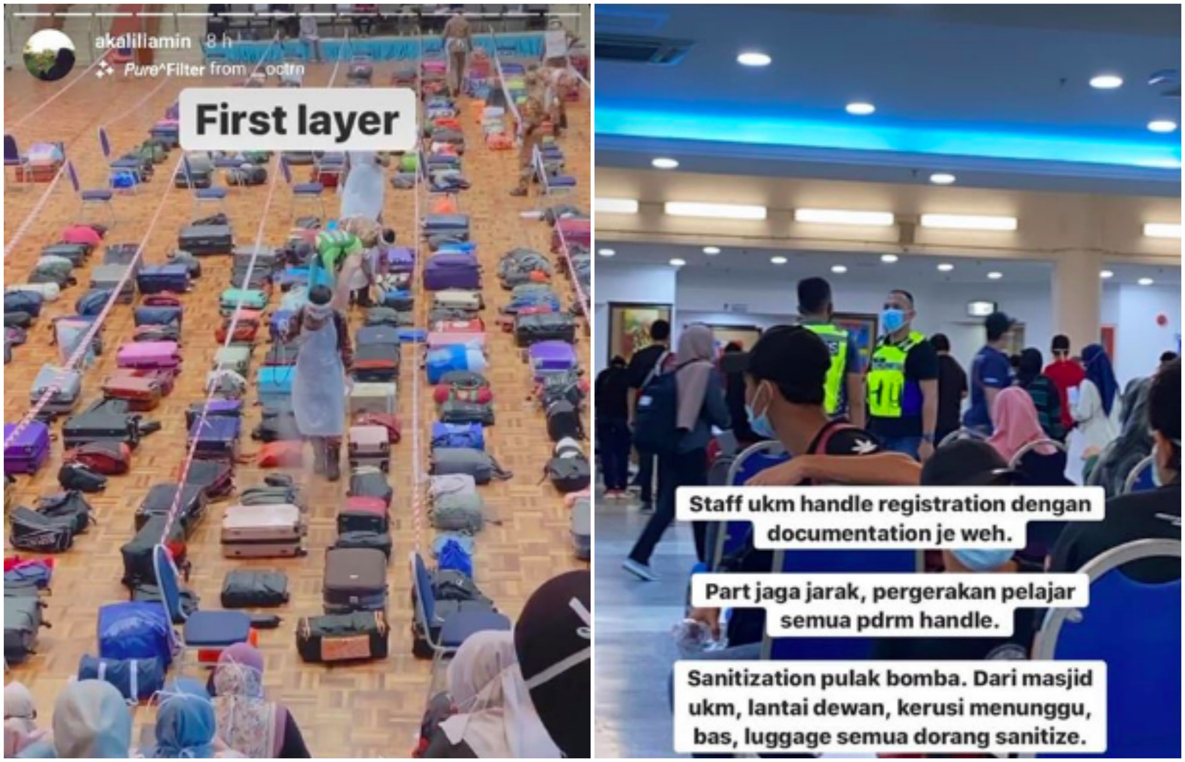 Jalani Saringan Ketat Elak Jangkitan, Ini Proses Dilalui Penuntut Universiti Sebelum Dibawa Pulang