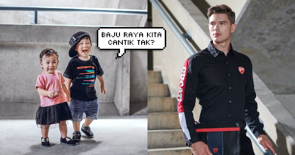 Tema Baju Raya Tahun Ni Lebih Ranggi Dengan Ducati, Boleh Dapatkan Di Lazada Dan Shopee!