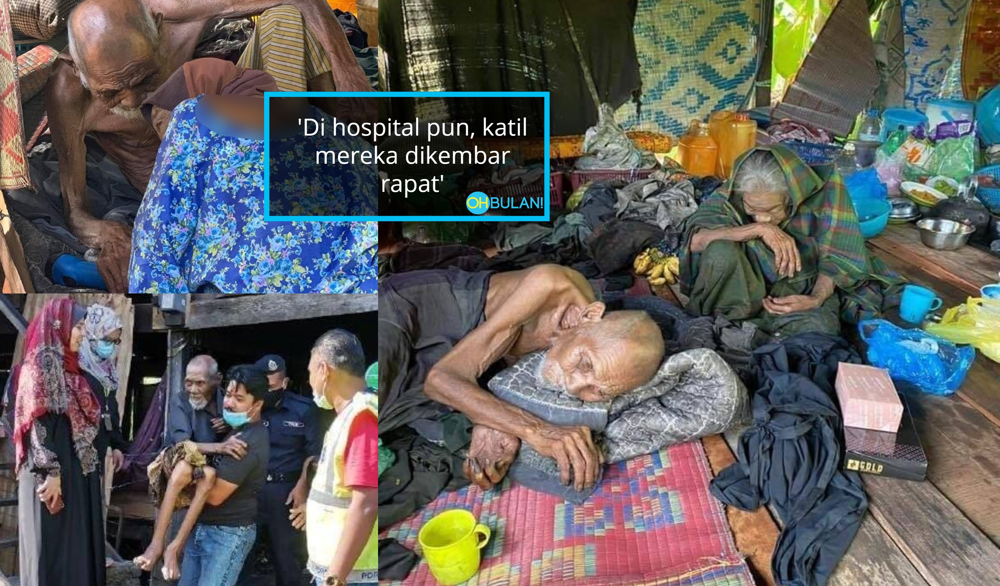 Viral Kisah Suami Isteri Uzur Tinggal Di Pondok Usang, Bila Ditanya Rupa-Rupanya…