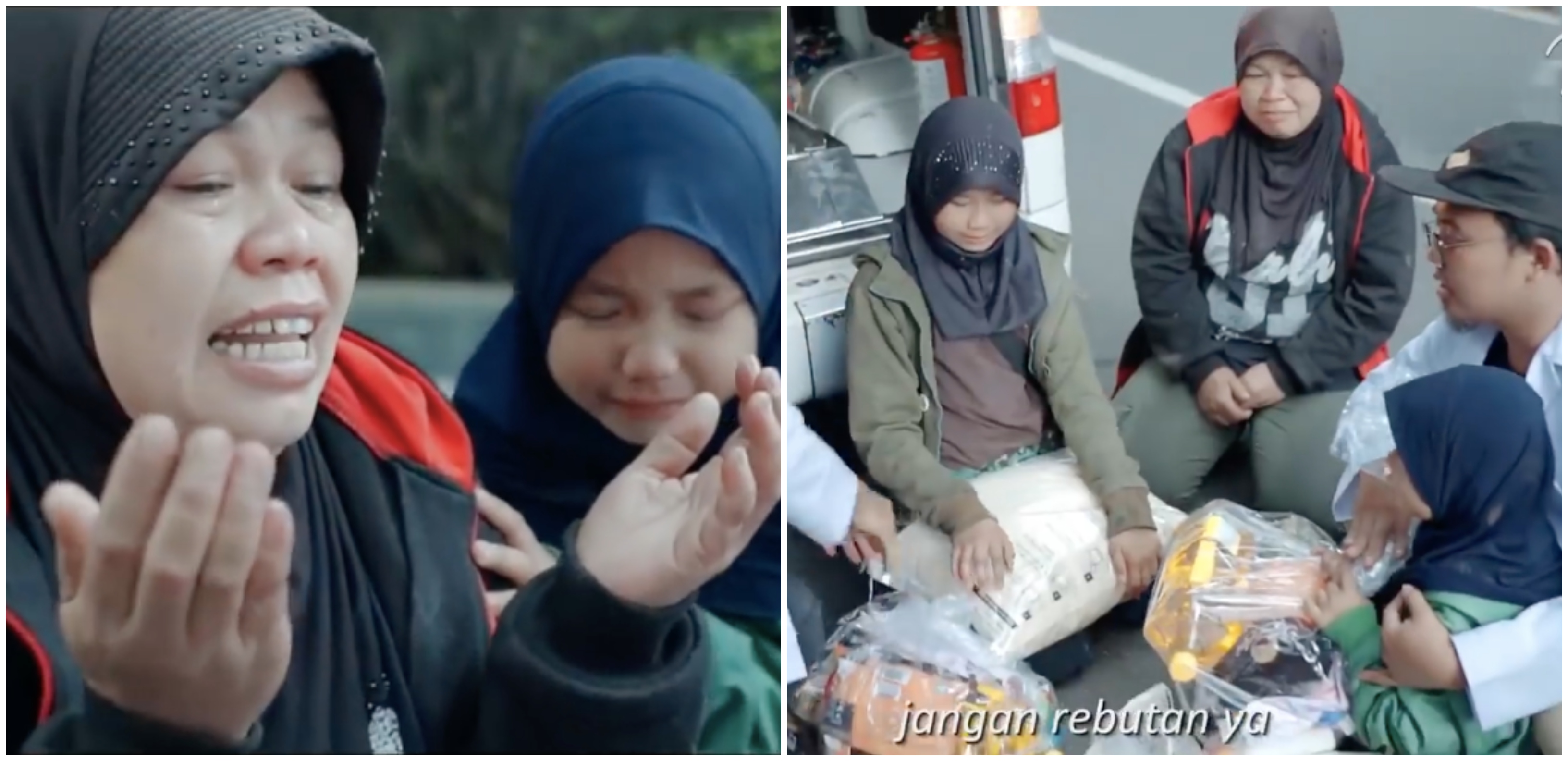 Video 3 Beranak Pemungut Barang Lusuh Menangis Terima Bantuan Undang Sebak