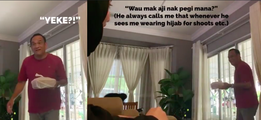 [VIDEO] Reaksi Spontan Bapa Kilafairy Bila Diberitahu Mahu Berhijab Sepenuhnya