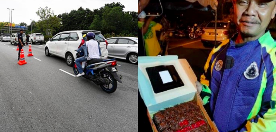 Operasi Sekatan Jalan Raya Berakhir, Petugas Barisan Hadapan Lega Dapat Rai Birthday Anak