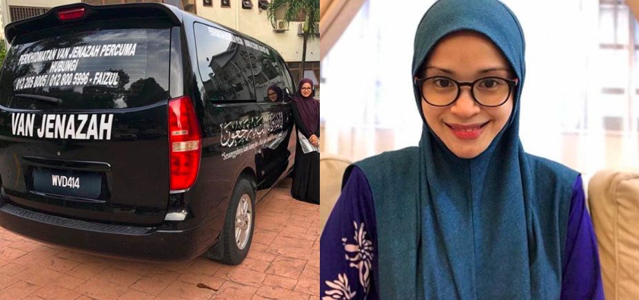 Noorkhiriah Wakaf MPV Jadi Van Jenazah Percuma