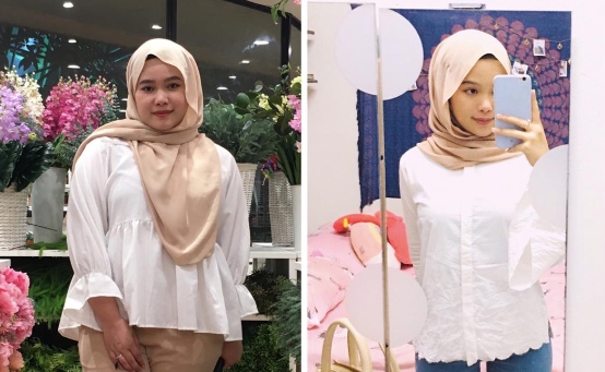 Tak Pernah Complain Gemuk, Gadis Tampil Langsing Selepas 5 Bulan Dengan Dorongan Teman Lelaki