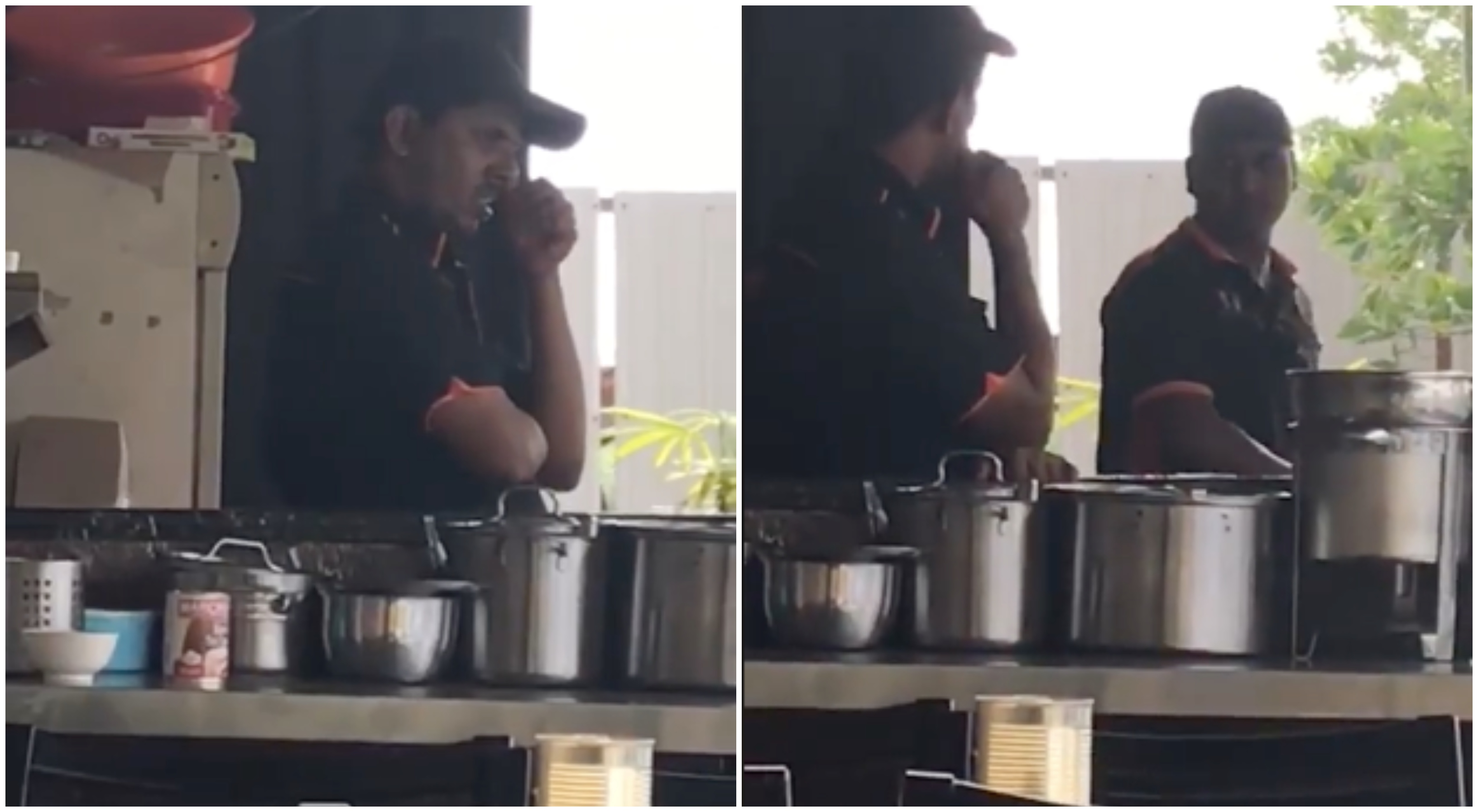 [VIDEO] Korek Hidung, Gigi Sebelum Sediakan Makanan… Geli Weh Mamak!