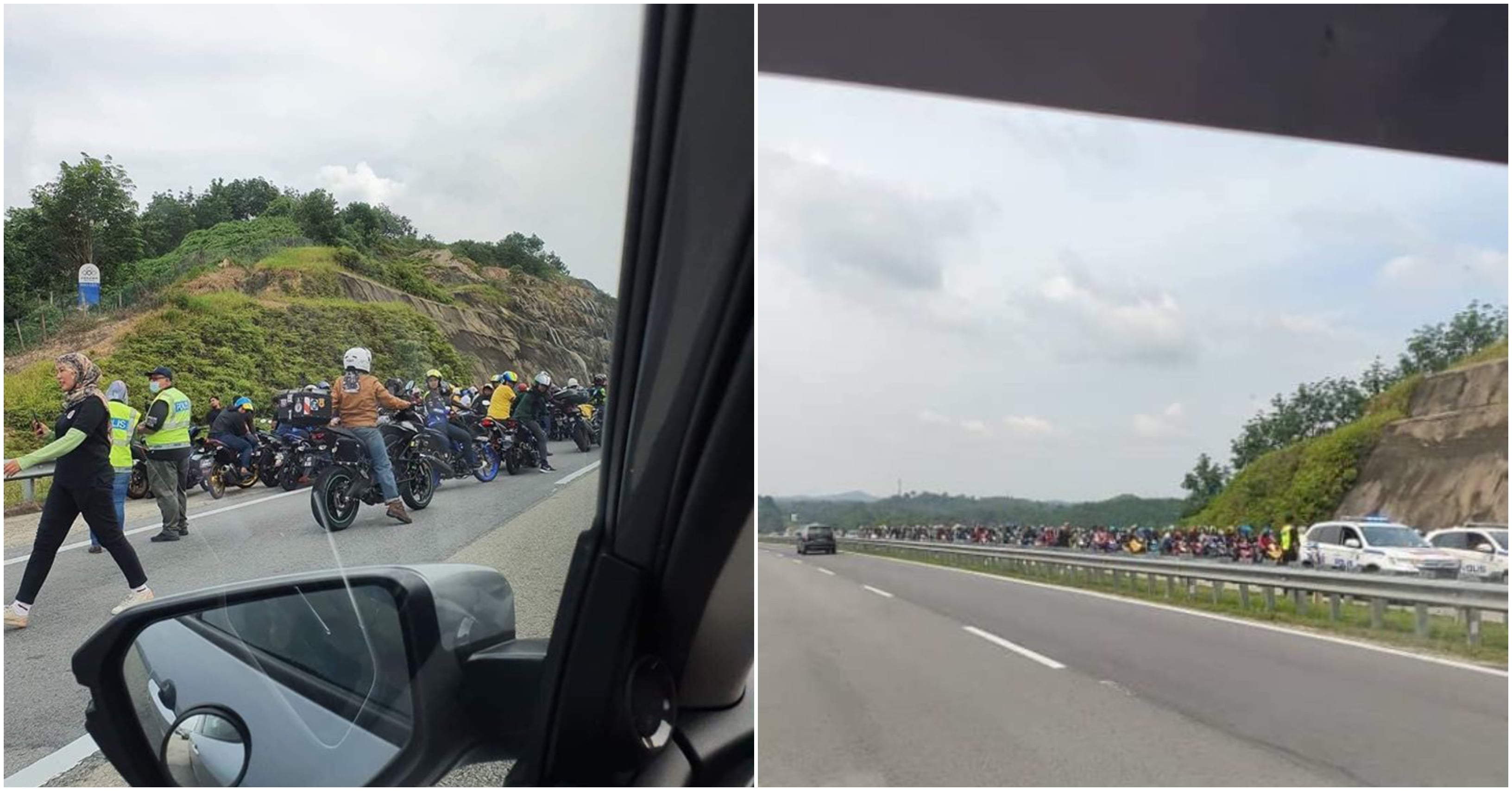 [VIDEO] 600 Mat Motor Sangkut Roadblock Besar Besaran Di Karak, Polis Keluarkan 358 ‘Surat Cinta’
