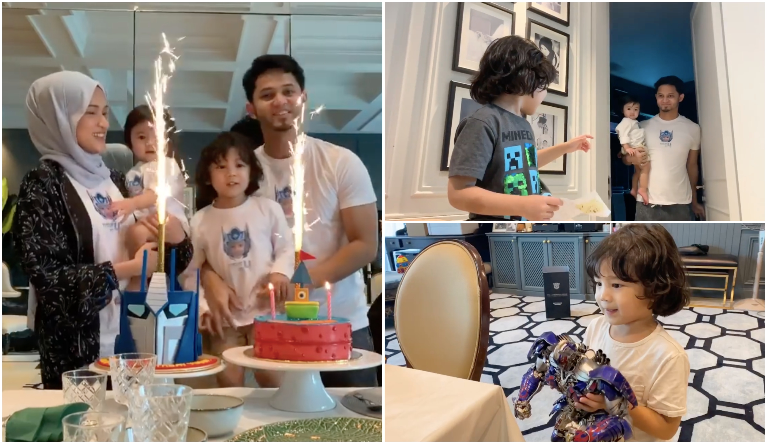 Pecah Tabung Beli Hadiah Transformers, Gelagat Comel Yusuf Iskandar Sambut Birthday Curi Perhatian