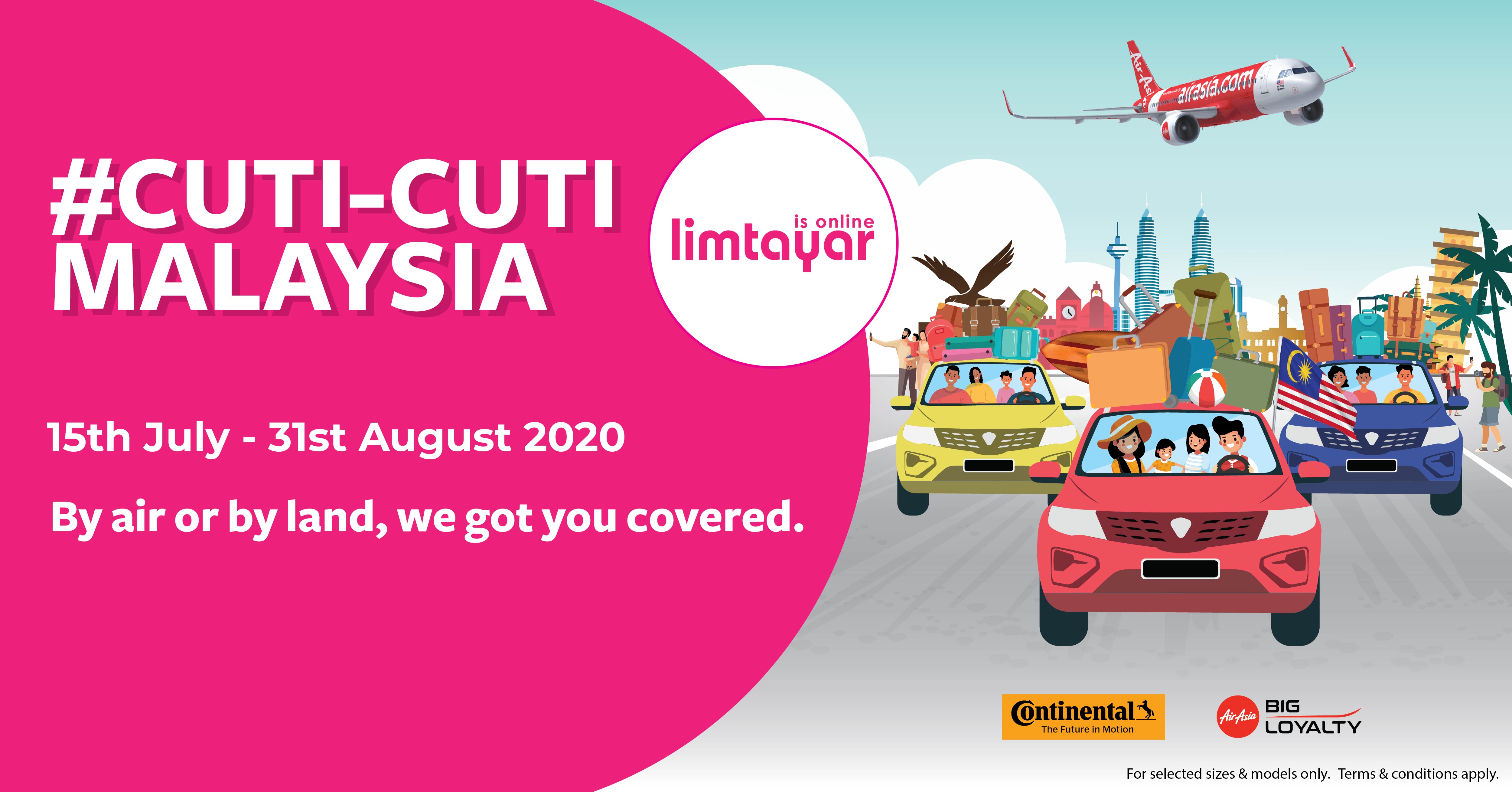 Nikmati Diskaun 30% Bila Menggunakan AirAsia BIG points Untuk Tebus RM100 Baucar Tayar!
