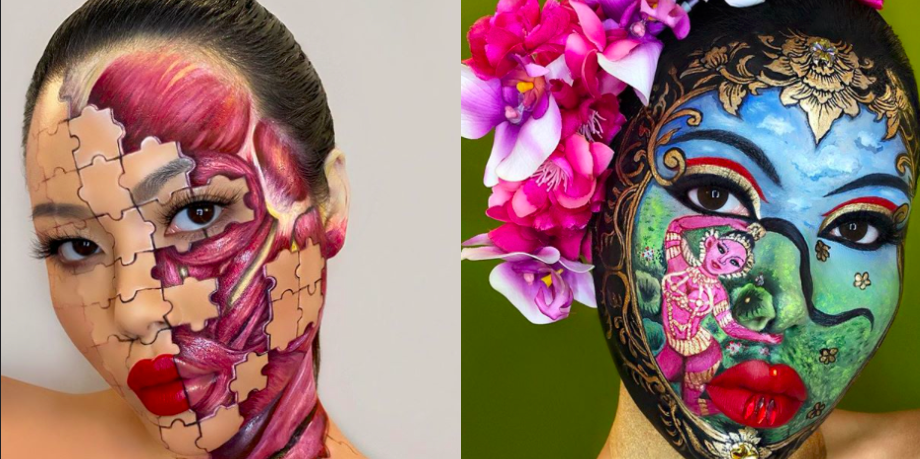 [FOTO] Hasil Makeup Ilusi Jurusolek Ini Pasti Buat Anda Terpegun. Nampak ‘Real’!