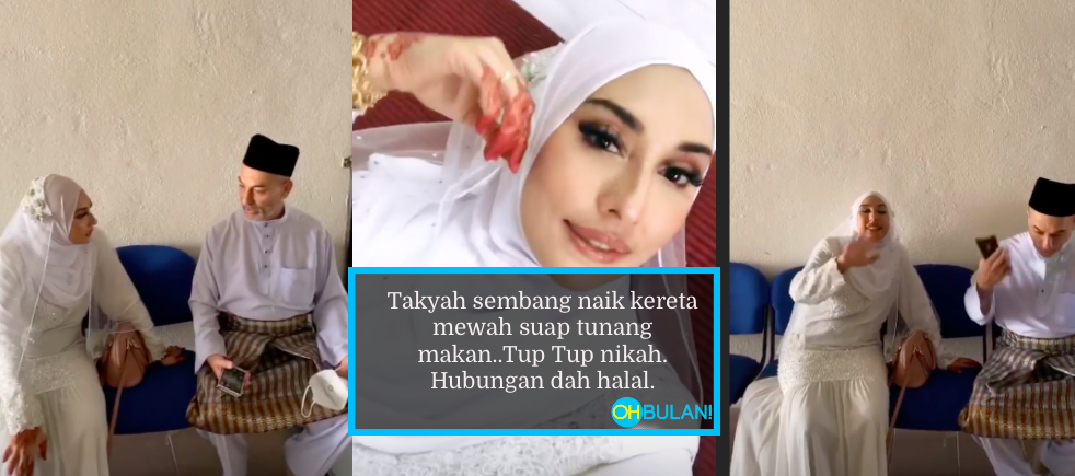 [VIDEO] Tup..Tup Dah Kahwin, Zarina Anjoulie Sah Jadi Isteri Orang!