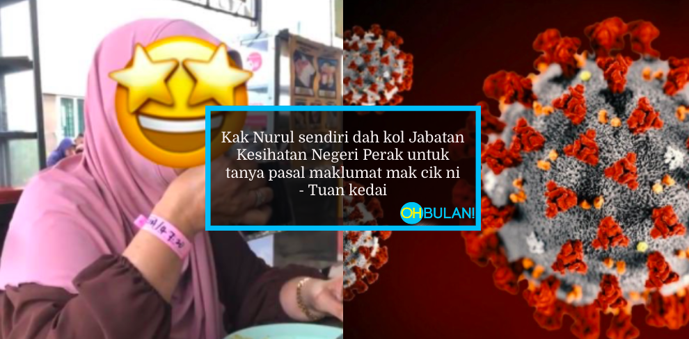 Rileks Je Makan Di Restoran Walaupun Sedang Dikuarantin, KKM Cari ‘Makcik’ Ini