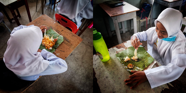 Tak Sanggup Tengok Murid Berlapar, Guru Guna Duit Sendiri Buat Projek Makanan Percuma