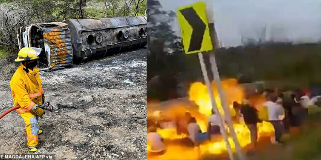 [VIDEO] Padah Rebut Minyak ‘Percuma’ Dari Lori Tangki Terbalik, 11 Terkorban, 52 Cedera Parah