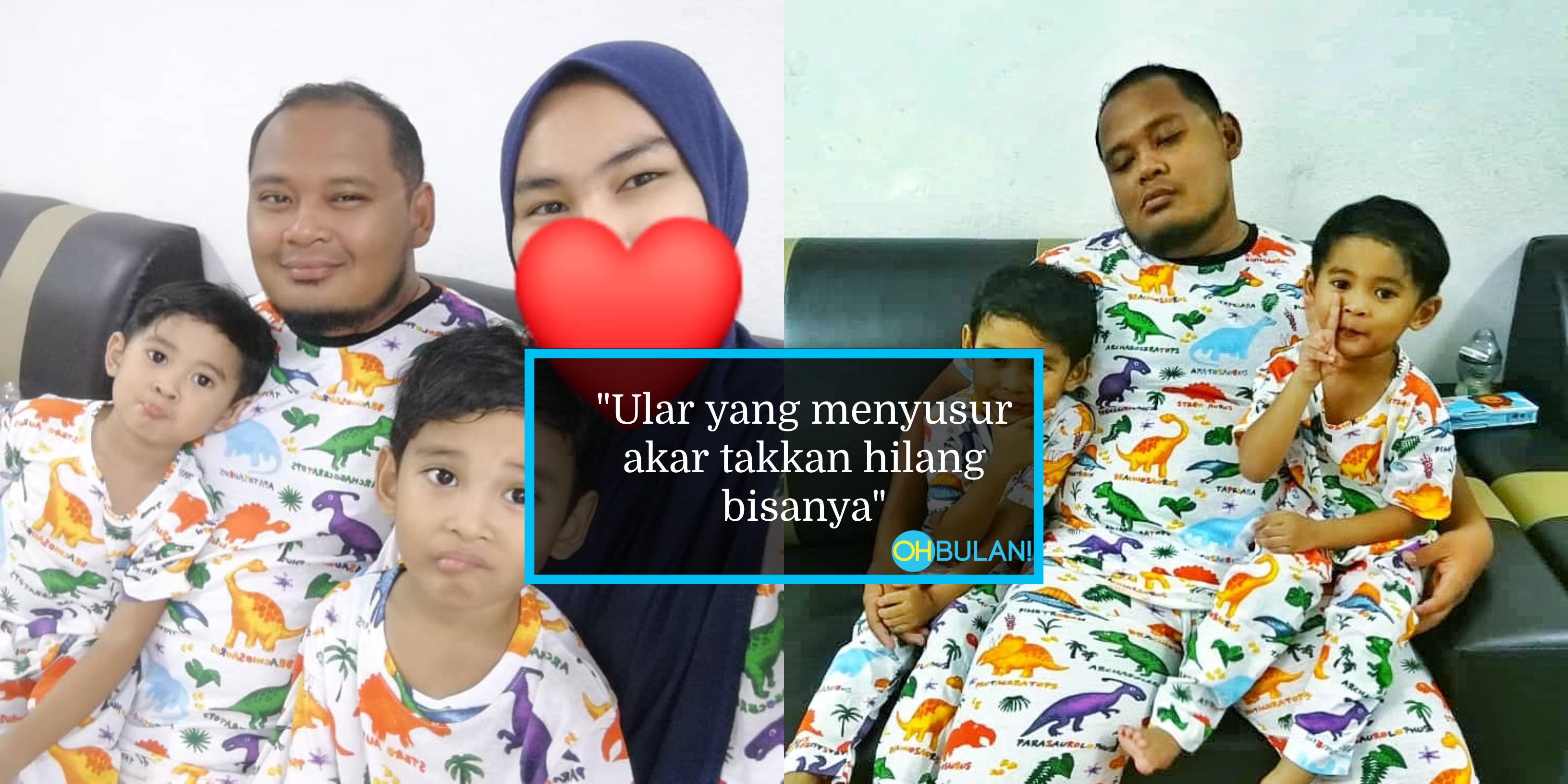 Momen Lucu Bapa Terpaksa ‘Sarung’ Baju Dinosaurs Demi Anak & Isteri, Sporting Habis!