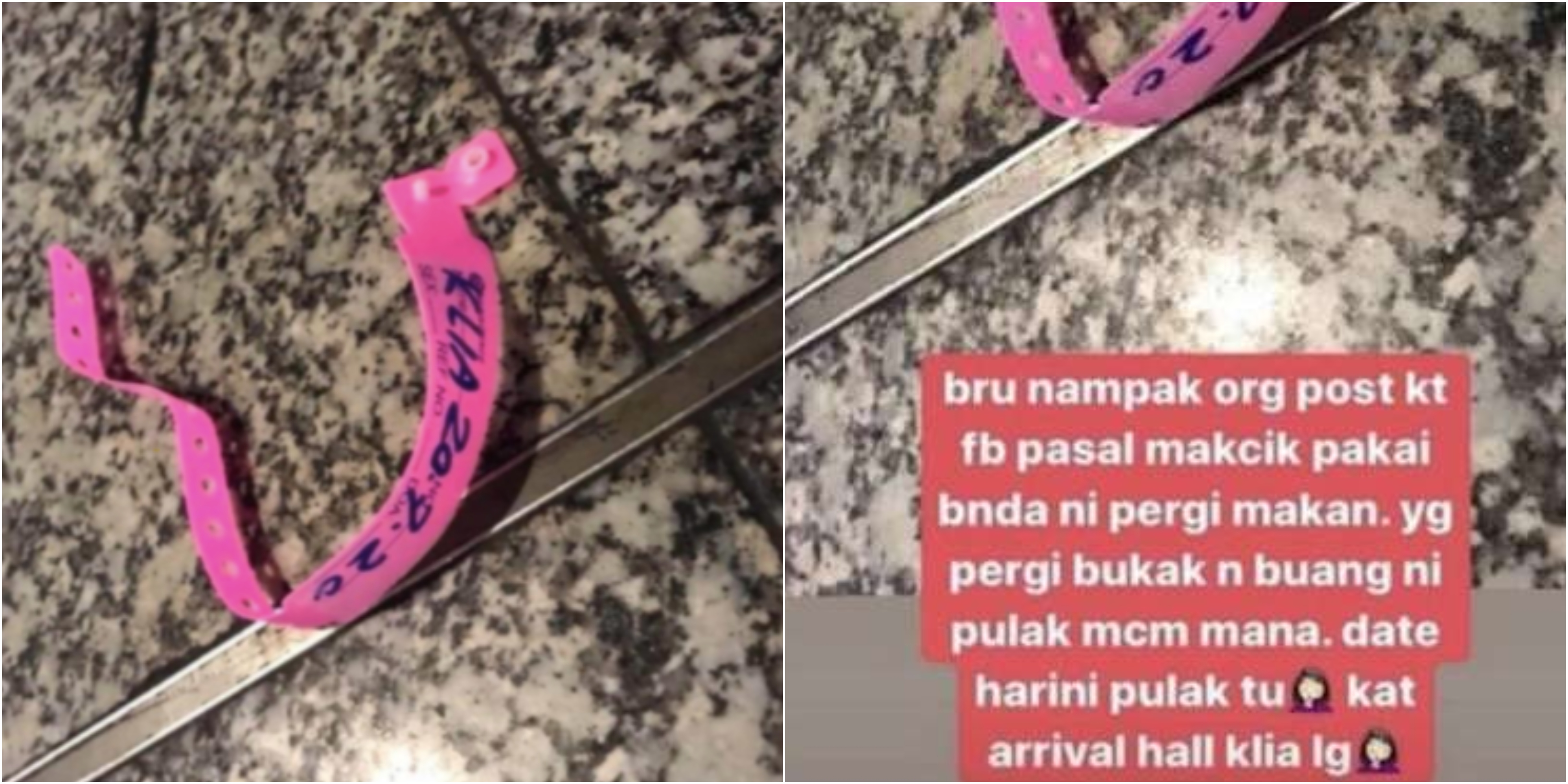 Mula-Mula Tak Mengaku, Pemilik Wristband Di Lantai KLIA Dikesan