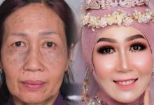 Transformasi Nenek 60 Tahun Disolek Seperti Anak Dara, Hilang Terus Kedutan!