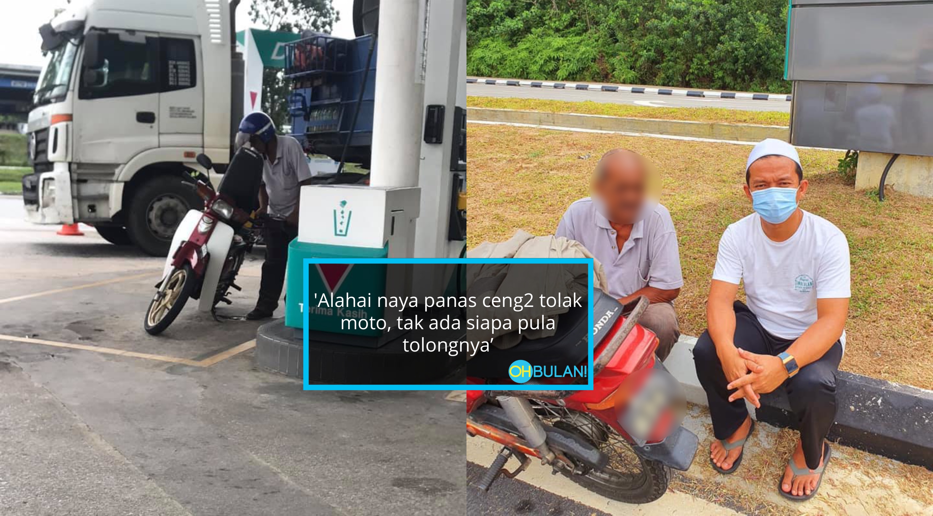 ‘Cuma Nak Minta RM3’ – Pakcik Tunggang Motosikal Dari Kuala Kangsar Ke KL Semata-Mata Kerana…