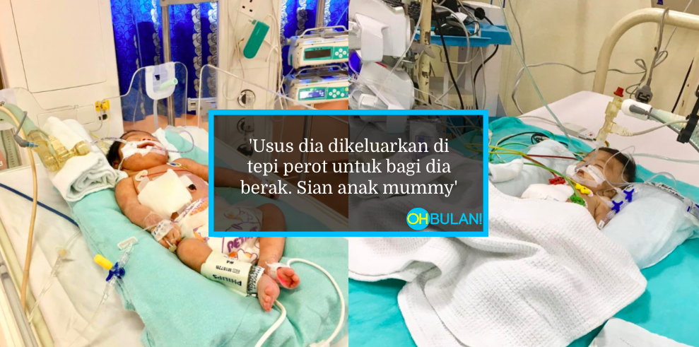 ‘Mummy Daddy Akan Terus Kuat Demi Adik’ – Anak Dilahirkan Tanpa Pundi Kencing & Alat Kemaluan, Ibu Rayu Doa Semua
