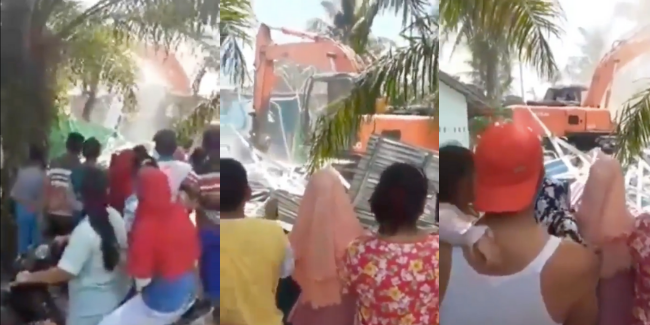 [VIDEO] Isteri Berang Suami Beli Rumah Baru Untuk Madu, Robohkan Guna Jentolak!