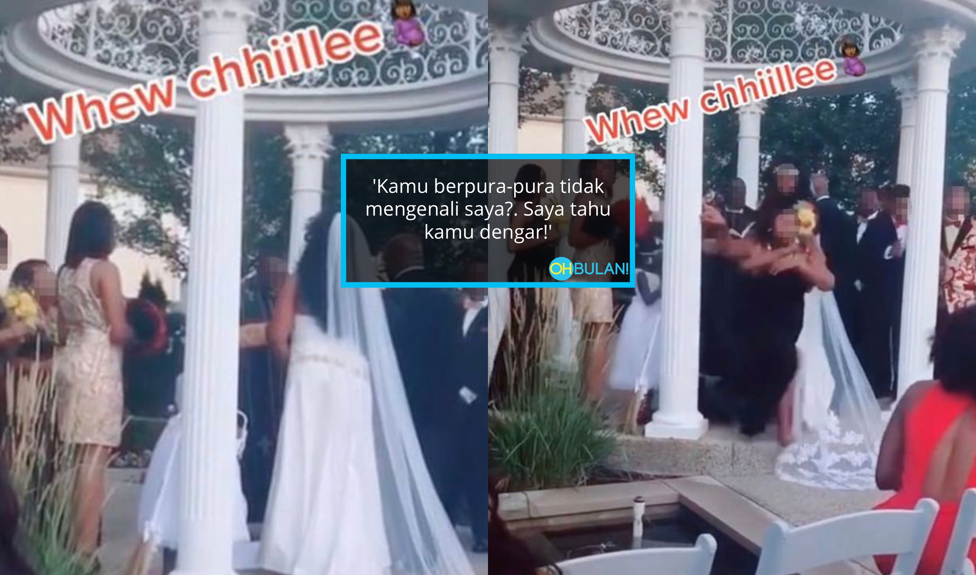 [VIDEO] Ceroboh Majlis Kahwin & Dakwa Sedang Hamil, Kehadiran Wanita Ini Bikin Kecoh!