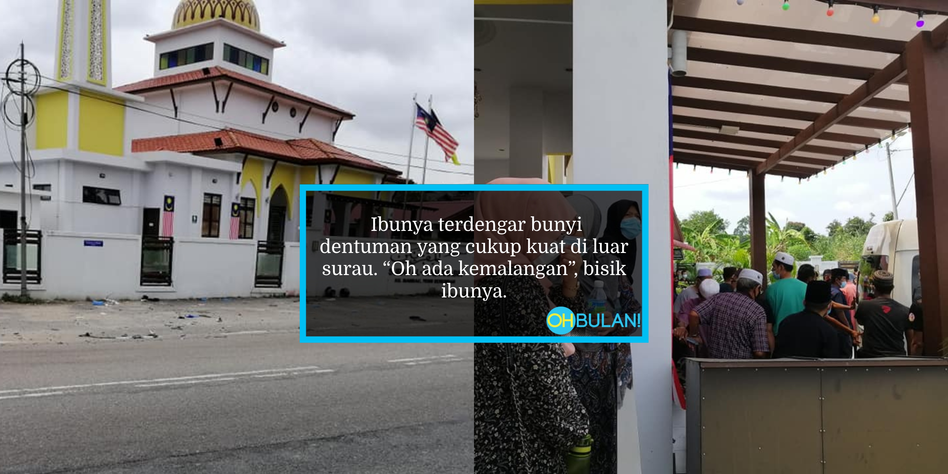 Dirempuh Ketika Jalan Kaki Ke Masjid