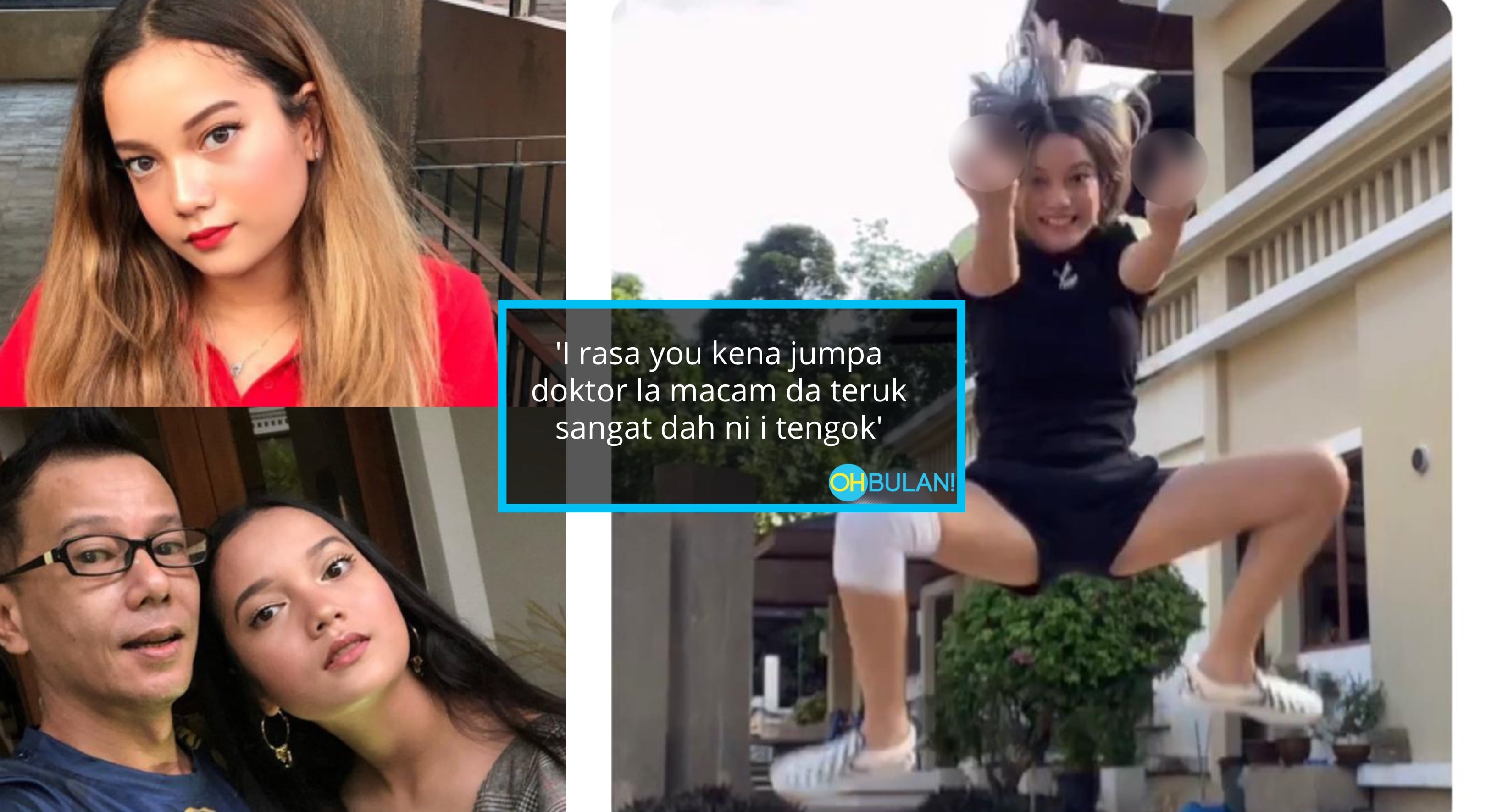 ‘Jadi Perempuan Tu Sopan La Sikit’ – Tunjuk Isyarat Lucah, Anak Azhar Sulaiman ‘Ditegur’ Netizen
