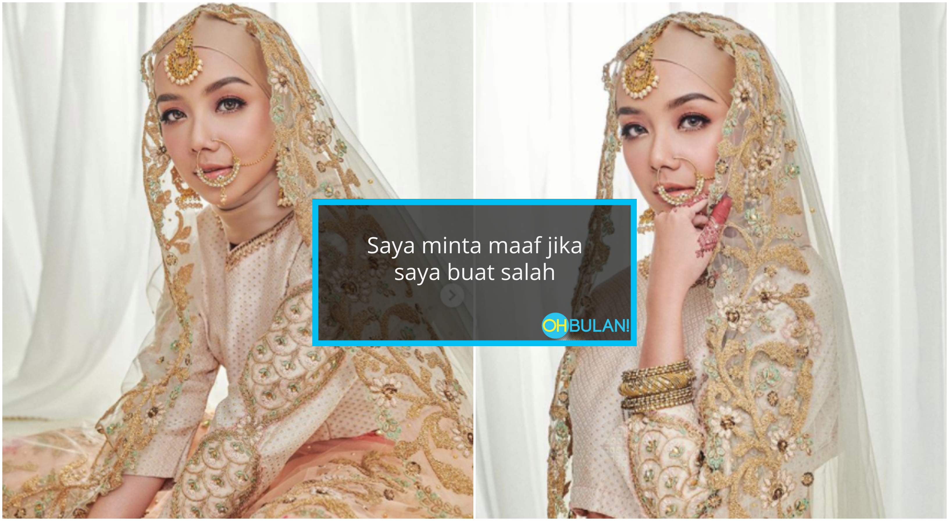 Mira Filzah Minta Maaf Pakai Sari
