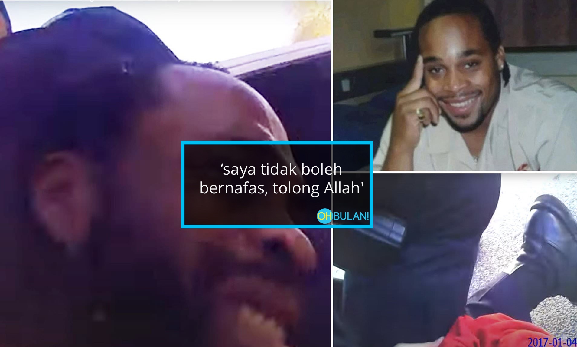 [VIDEO] Diasak Sehingga Tak Boleh Bernafas, Lelaki Muslim Mati ‘Dibelasah’ Polis