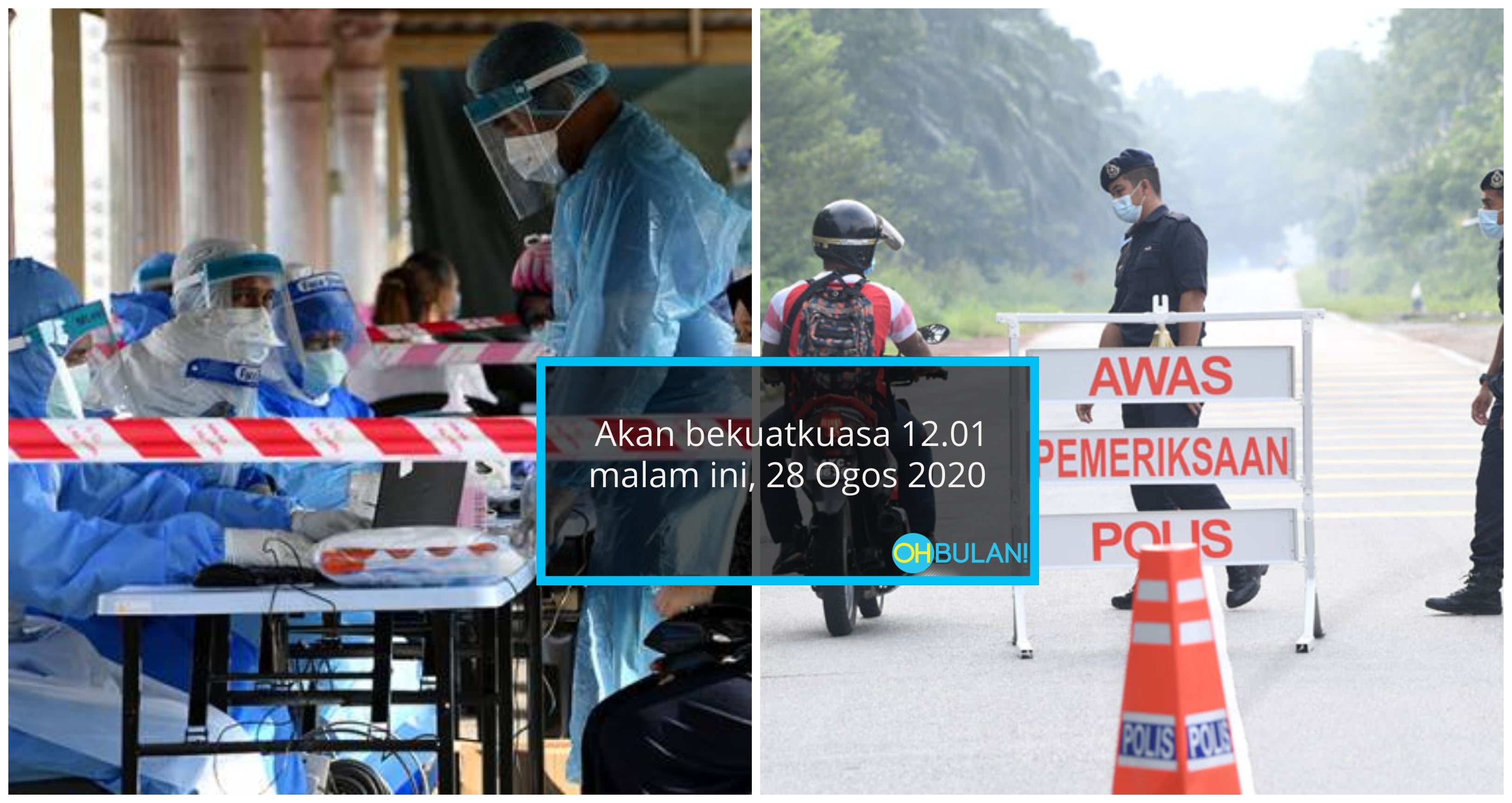 Sekolah & Masjid Ditutup, PKPD Di Aman Jaya Bermula 28 Ogos