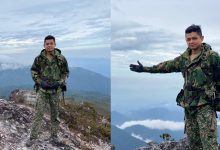 [FOTO] Tempuh 4 Hari Pendakian, Tengku Mahkota Pahang Tawan Puncak Gunung Tahan