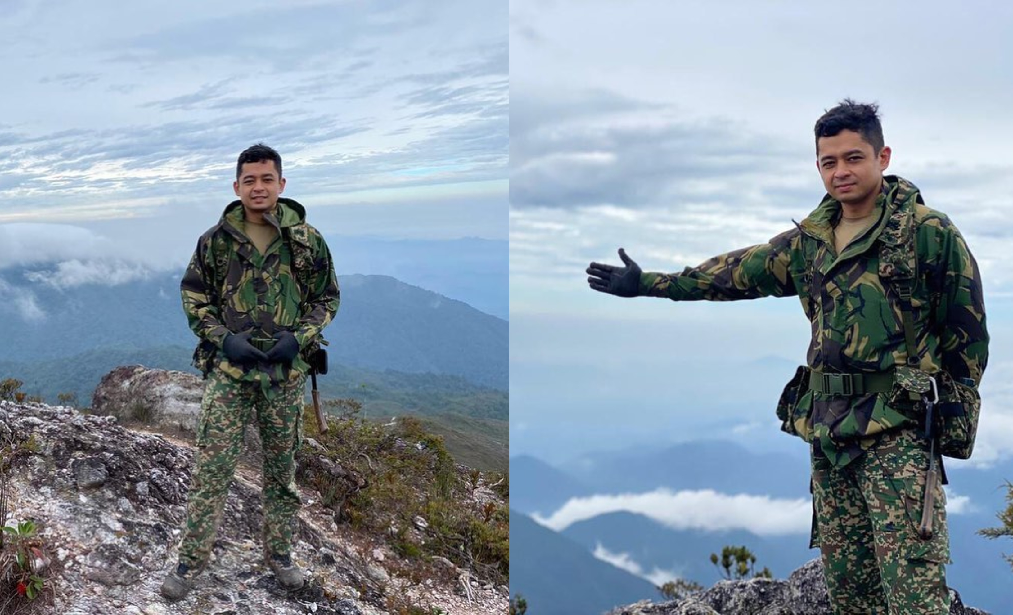 [FOTO] Tempuh 4 Hari Pendakian, Tengku Mahkota Pahang Tawan Puncak Gunung Tahan