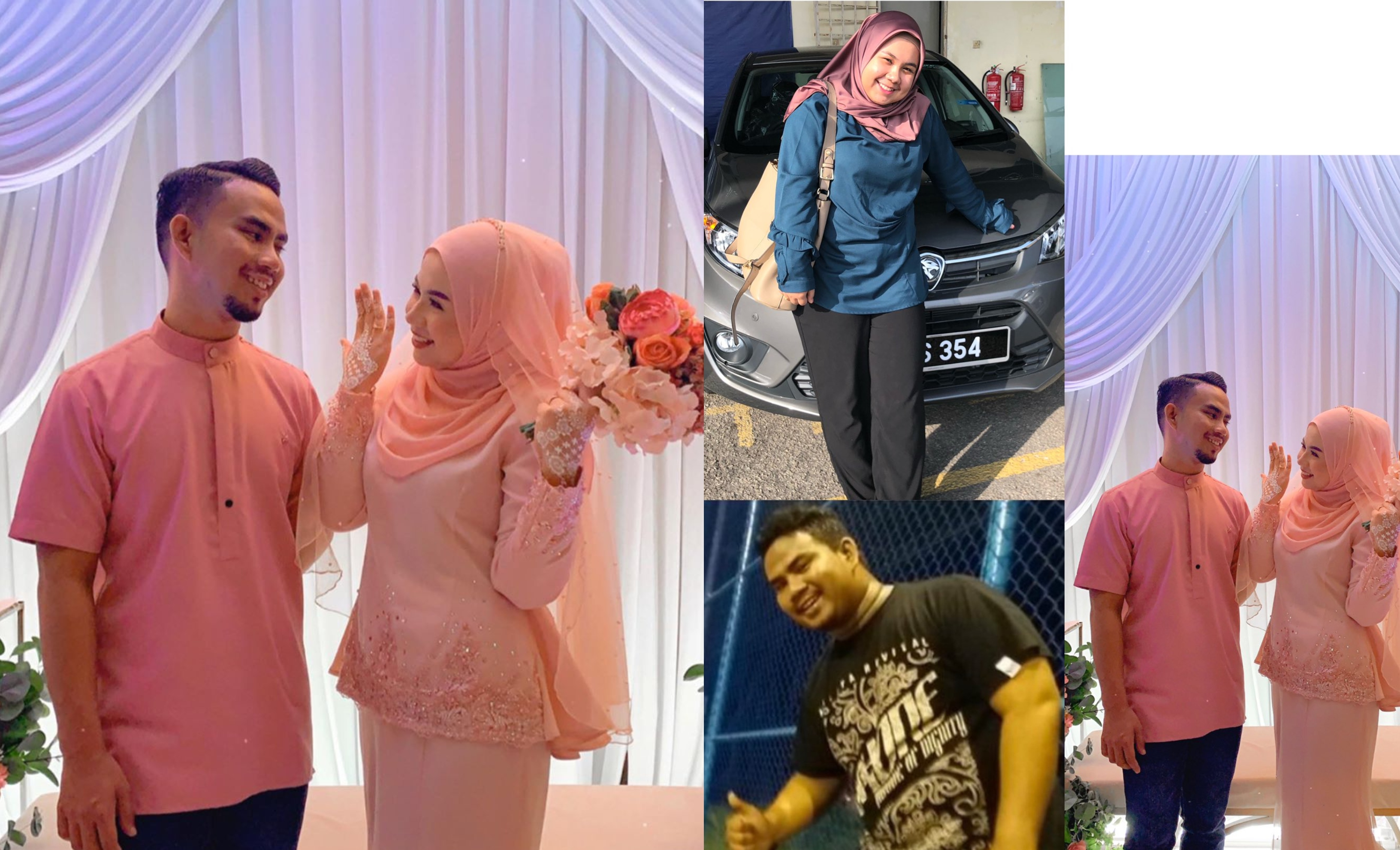 ‘Bulat’ Sama-Sama, Kurus Sama-Sama, Transformasi Hebat Pasangan Sebelum Bertunang