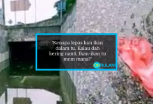 [VIDEO] Berang Laluan Motor Selalu ‘Banjir’, Lelaki Lepaskan Anak-Anak Ikan, Anjur Pertandingan Memancing
