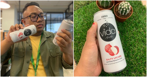 Hilangkan Rasa Kering Tekak & Dahaga Korang Dengan vida Salty Lychee. Pasti Terangkat!