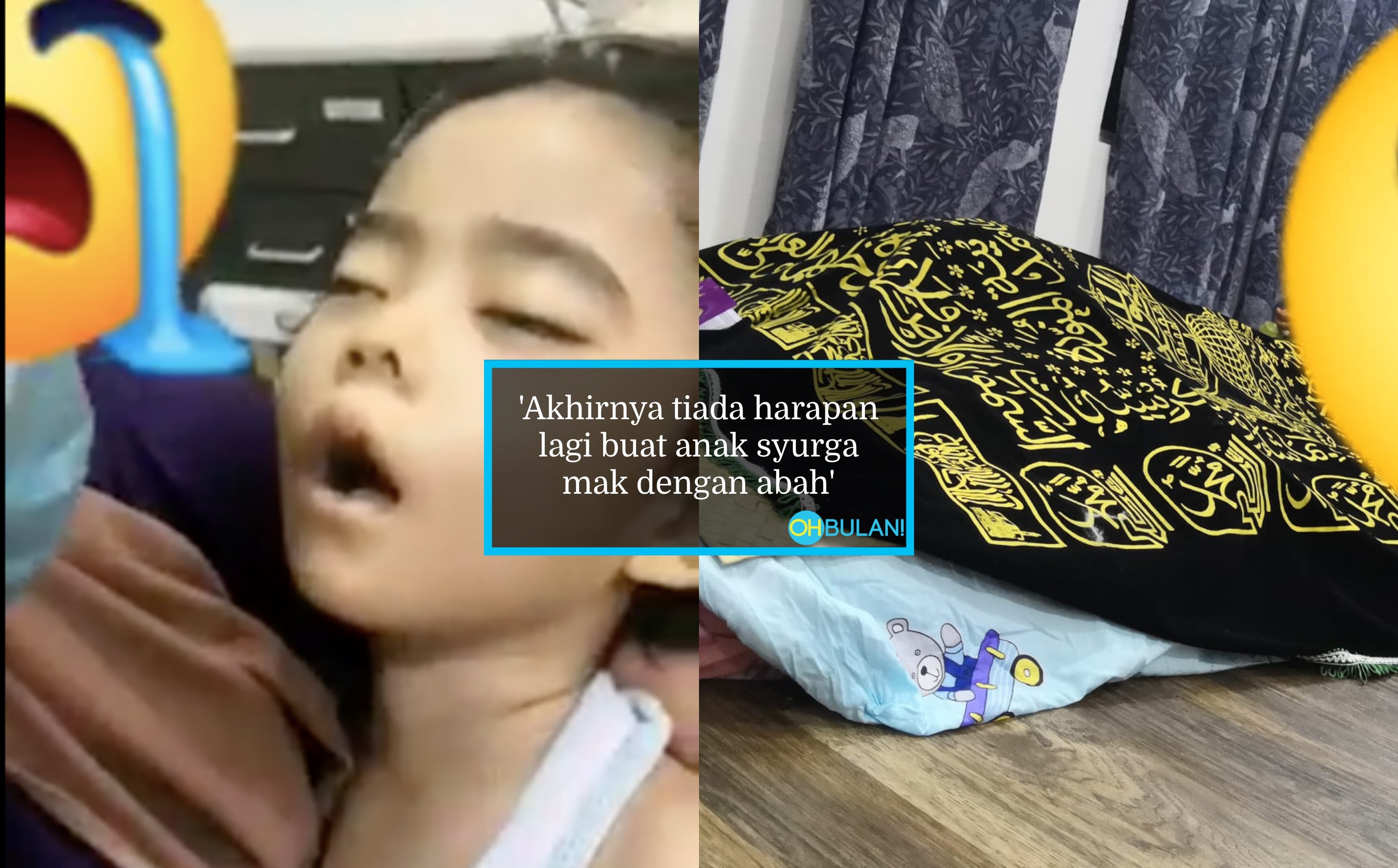 [VIDEO] ‘Saat Terakhir Mak Peluknya’ – Meninggal Dalam Pelukan Ibu, Ciuman & Tangisan Wanita Ini Undang Sebak