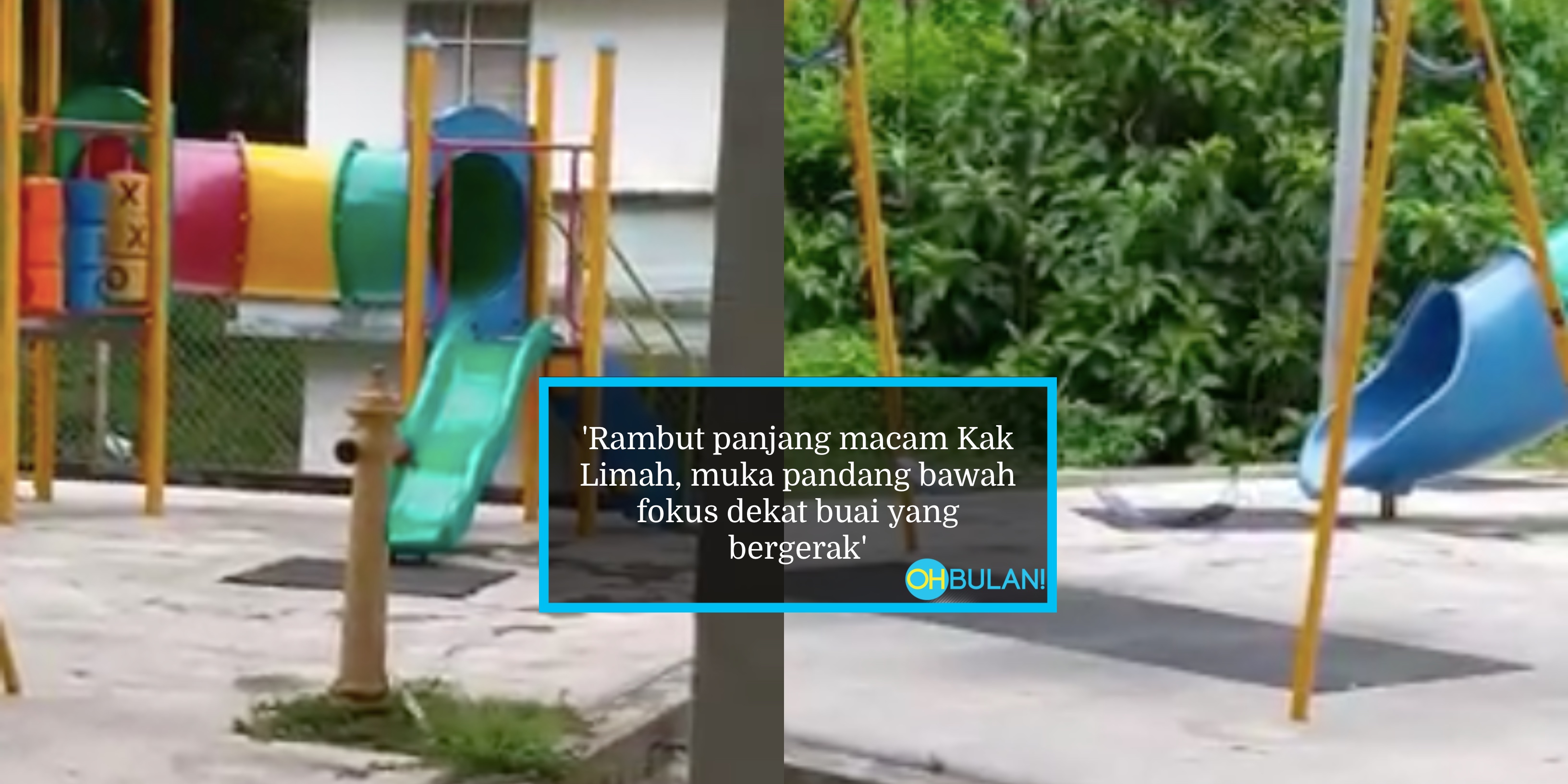 [VIDEO] ‘Dia Bertinggung Atas Palang Besi’ –  Seronok Je ‘Dia’ Ye, Siap Main Tali Buai Lagi!
