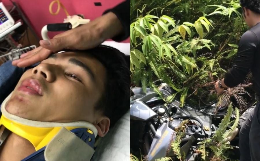 ‘First Time Nak Kenal Jalan’ – Atiq Azman Terlibat Kemalangan, Motosikal Terbabas Dalam Semak Samun