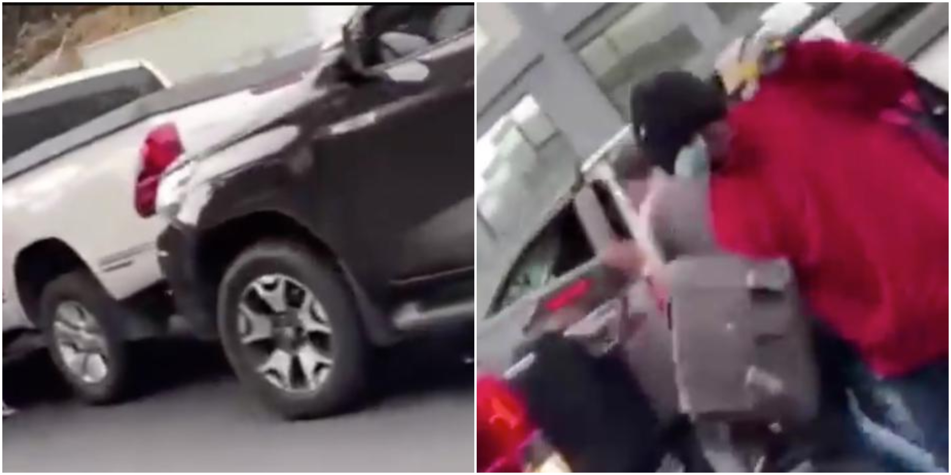 [VIDEO] Kereta Disekat Depan Belakang, Pengedar Emas Putih Mata Disamun Penjenayah Berparang