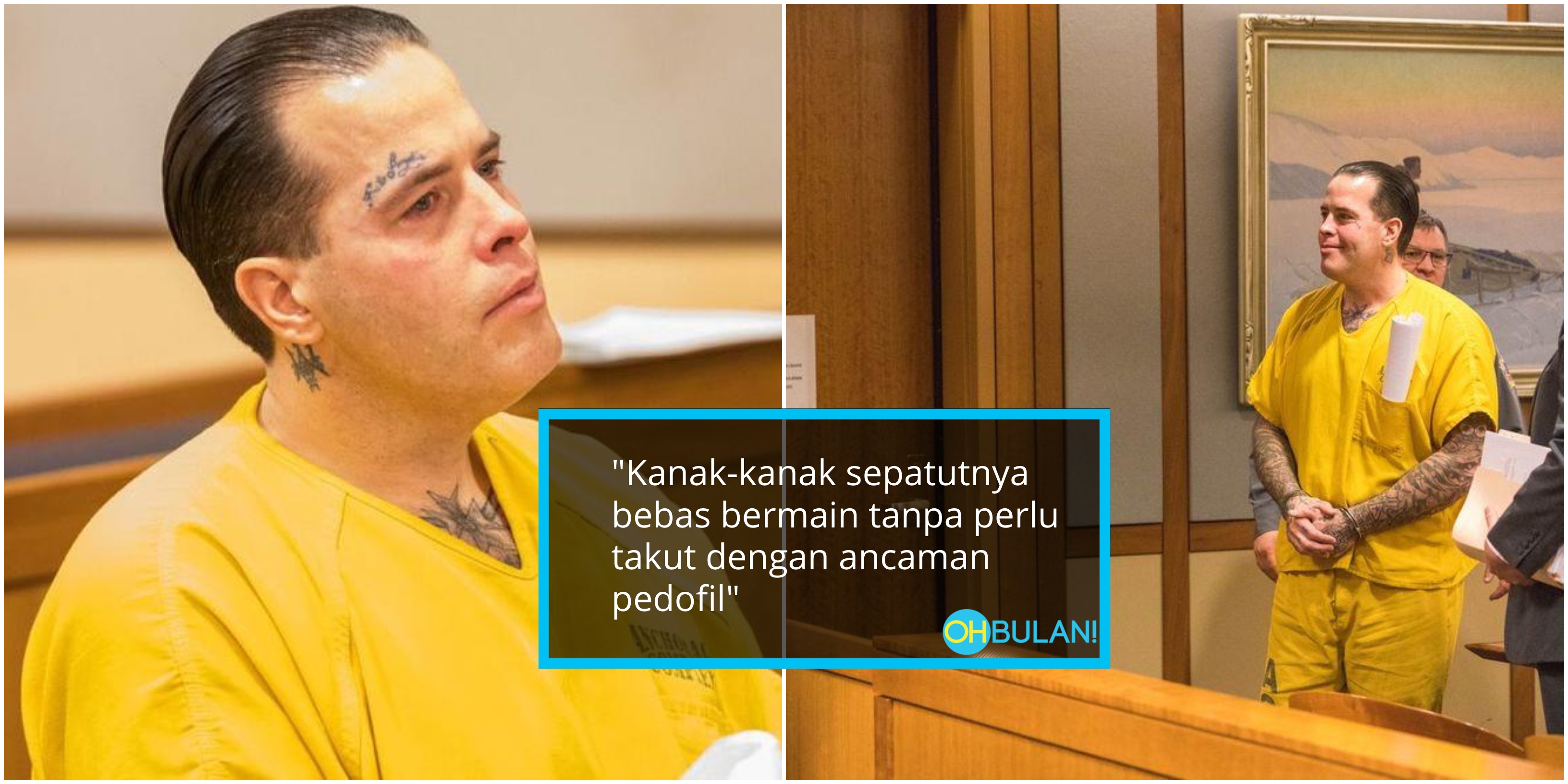 Serang 3 Pesalah Pedofil Demi Pertahan Hak Kanak-Kanak, Lelaki Ini Digelar Hero Walaupun Dihukum Penjara