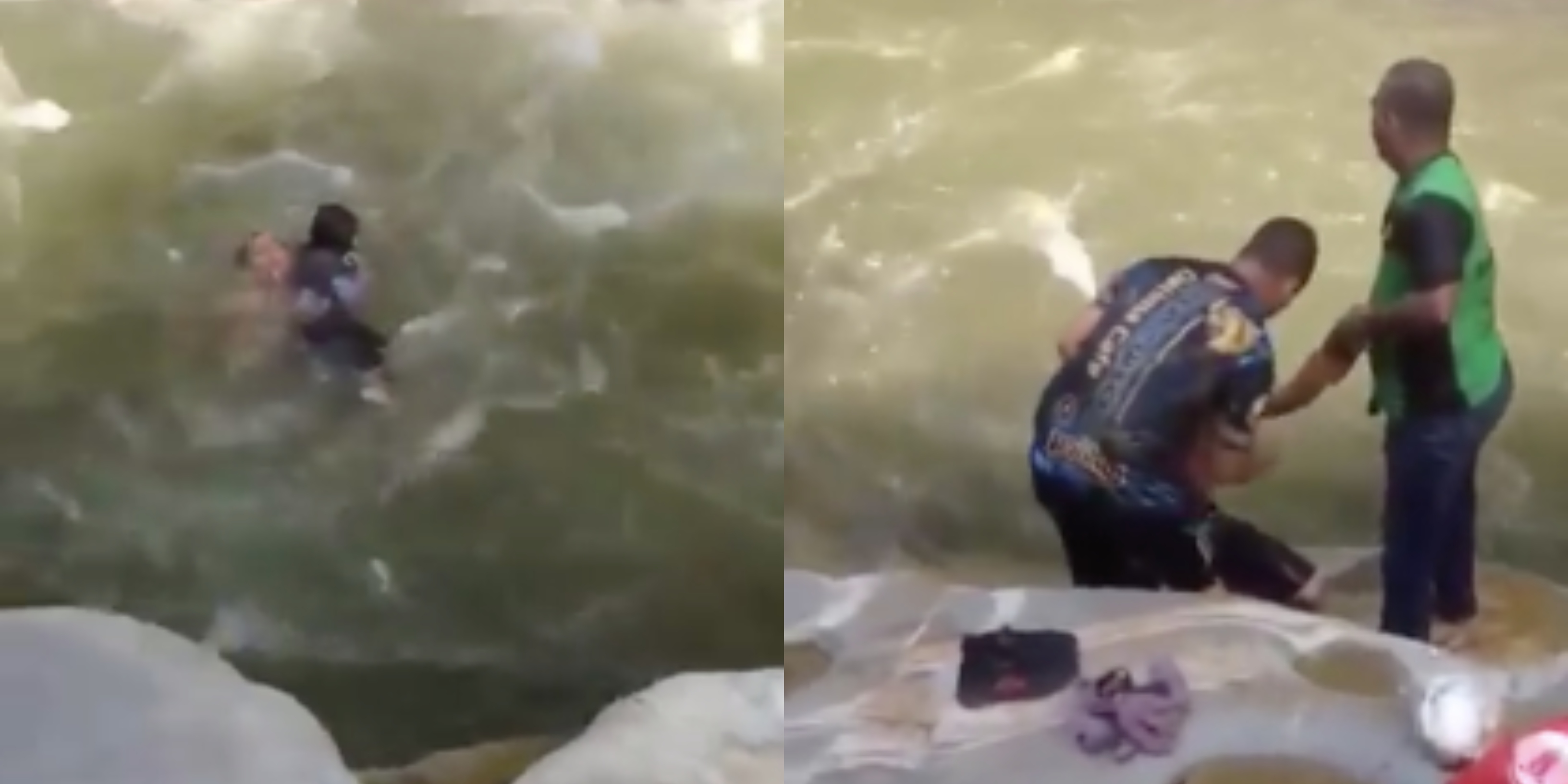 [VIDEO] Mujur Sempat Tarik, Orang Awam Terjun Dalam Arus Deras Selamat Mangsa Lemas