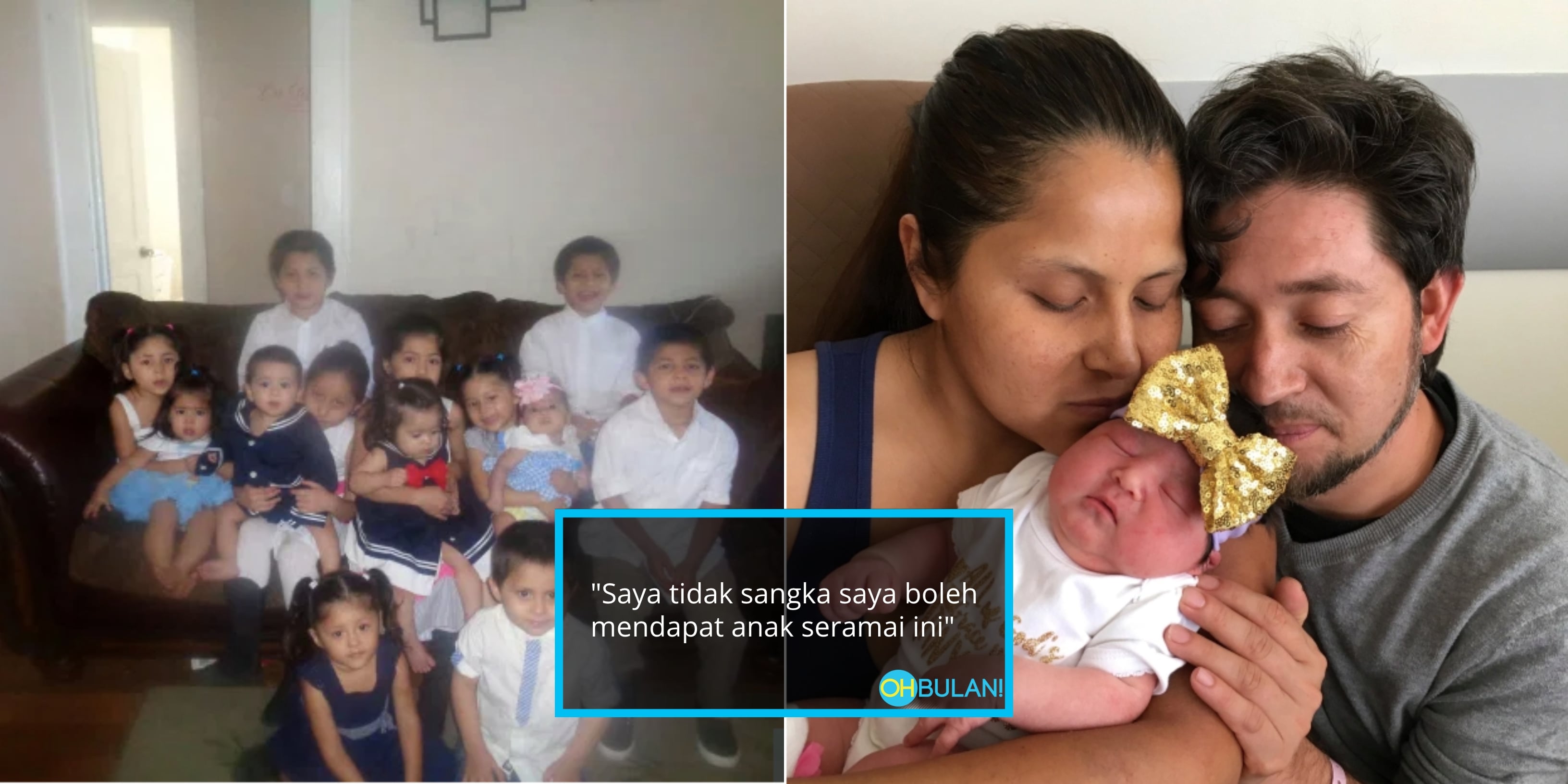 Walaupun Suami Cuma Bekerja Sebagai ‘Cleaner’, Pasangan Bahagia Ini Bakal Sambut Anak Ke-16
