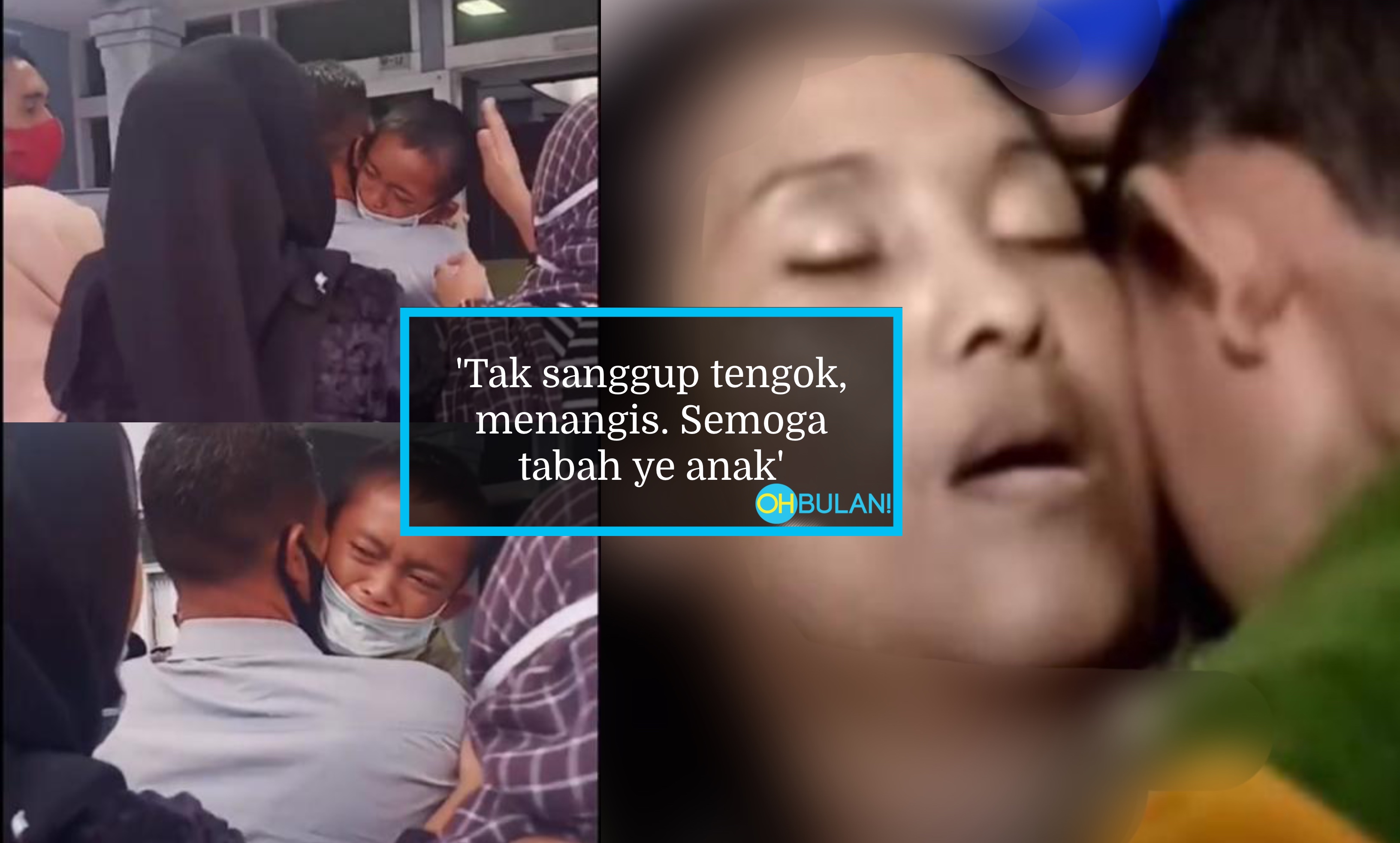 [VIDEO] Sempat Jaga Arwah Waktu Sakit, Ciuman Terakhir Anak Kecil Buat Si Ibu Bikin Sebak