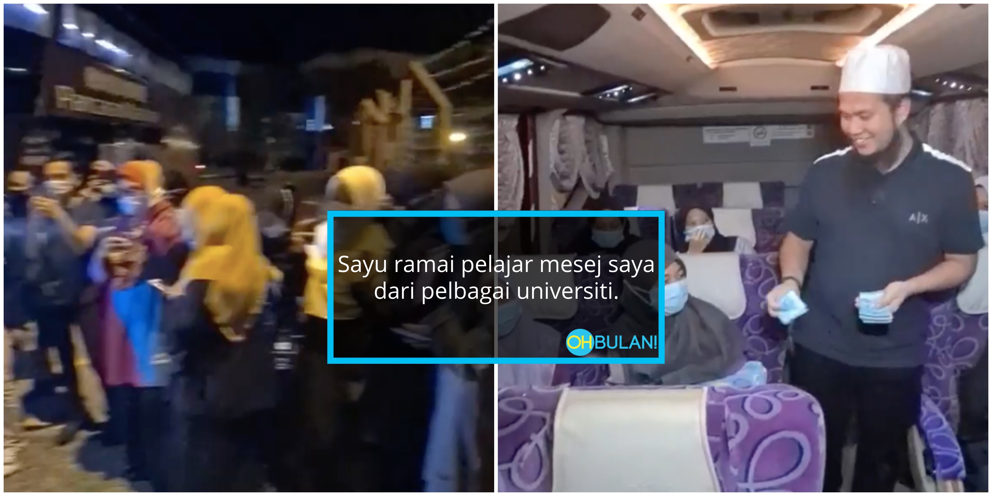 Ebit Lew Sewa Bas Hantar Pelajar Terkandas Pulang