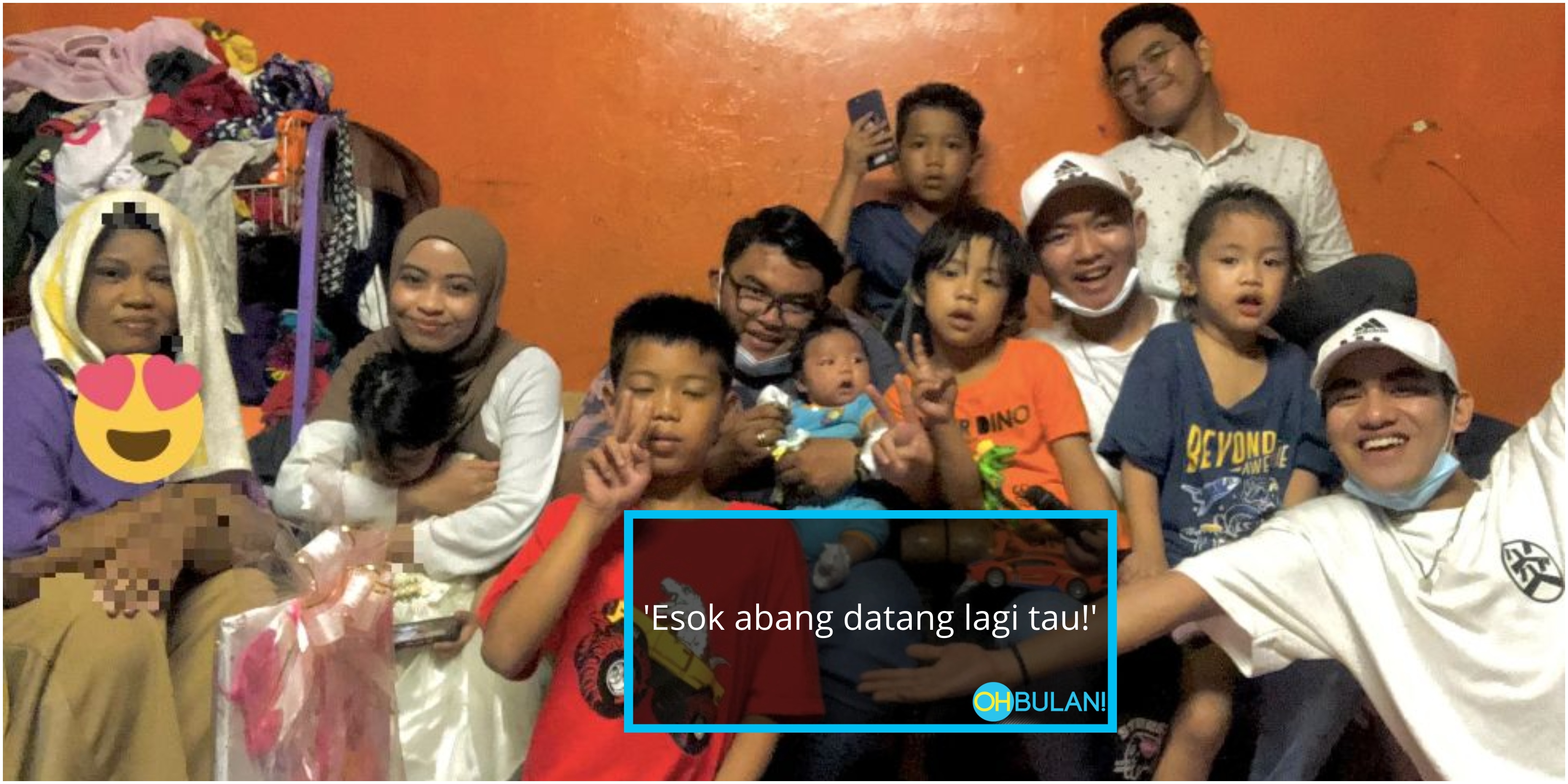 [VIDEO] ‘Esok Abang Datang Lagi Tau!’- Perkongsian Pemuda Bantu 8 Beradik Buat Orang Sebak