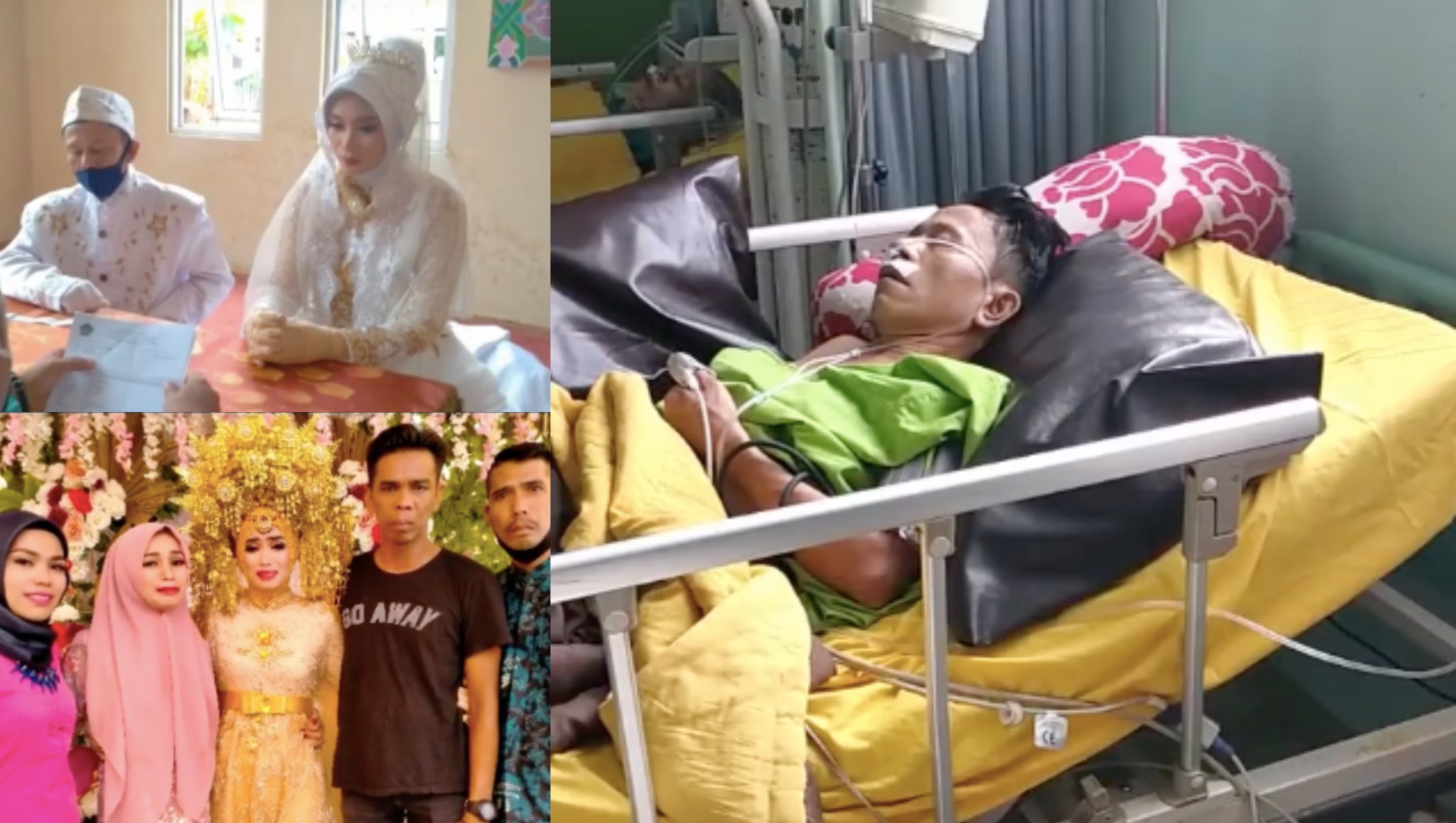 [VIDEO] Pengantin Lelaki Temui Ajal Lepas Akad Nikah, Si Isteri Tabah Naik Pelamin Seorang Diri