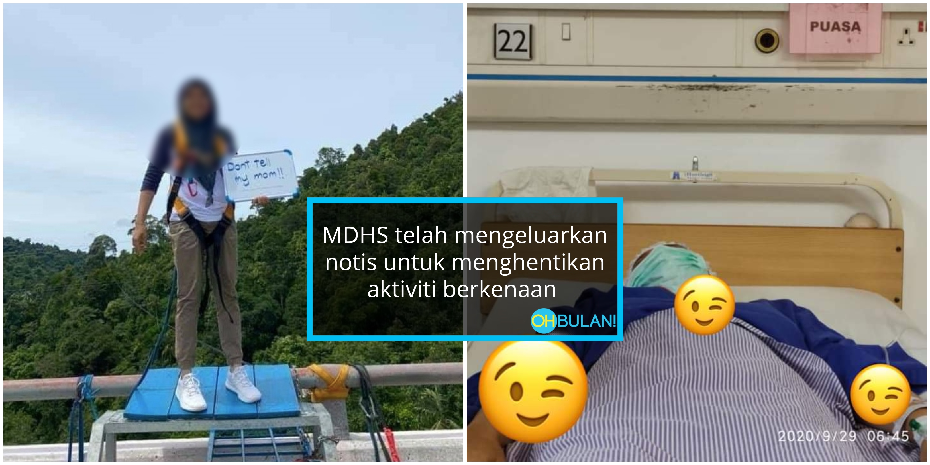 Tiada Permit Sejak 2017, Aktiviti Sukan ‘Rope Wing’ Dihentikan Serta Merta