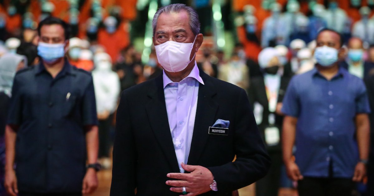 Pejabat Perdana Menteri Nafi Muhyiddin Yasin Langgar Arahan KKM, Tak Pakai Gelang Pink